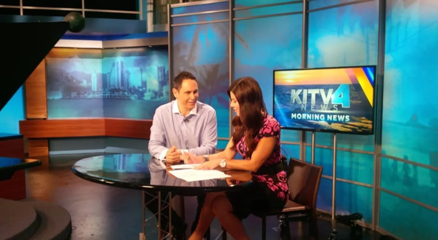 Shane James interviewed at the KITV 4 Morning News desk